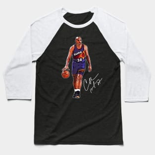 Charles Barkley The Chuck Basketball Legend Signature Vintage Retro 80s 90s Bootleg Rap Style Baseball T-Shirt